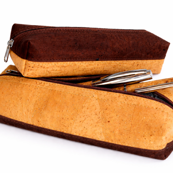 Estojo em Cortiça Natural e Castanha