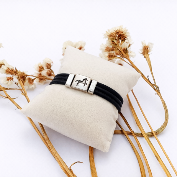 Pulseira Masculina com Cortiça Preta