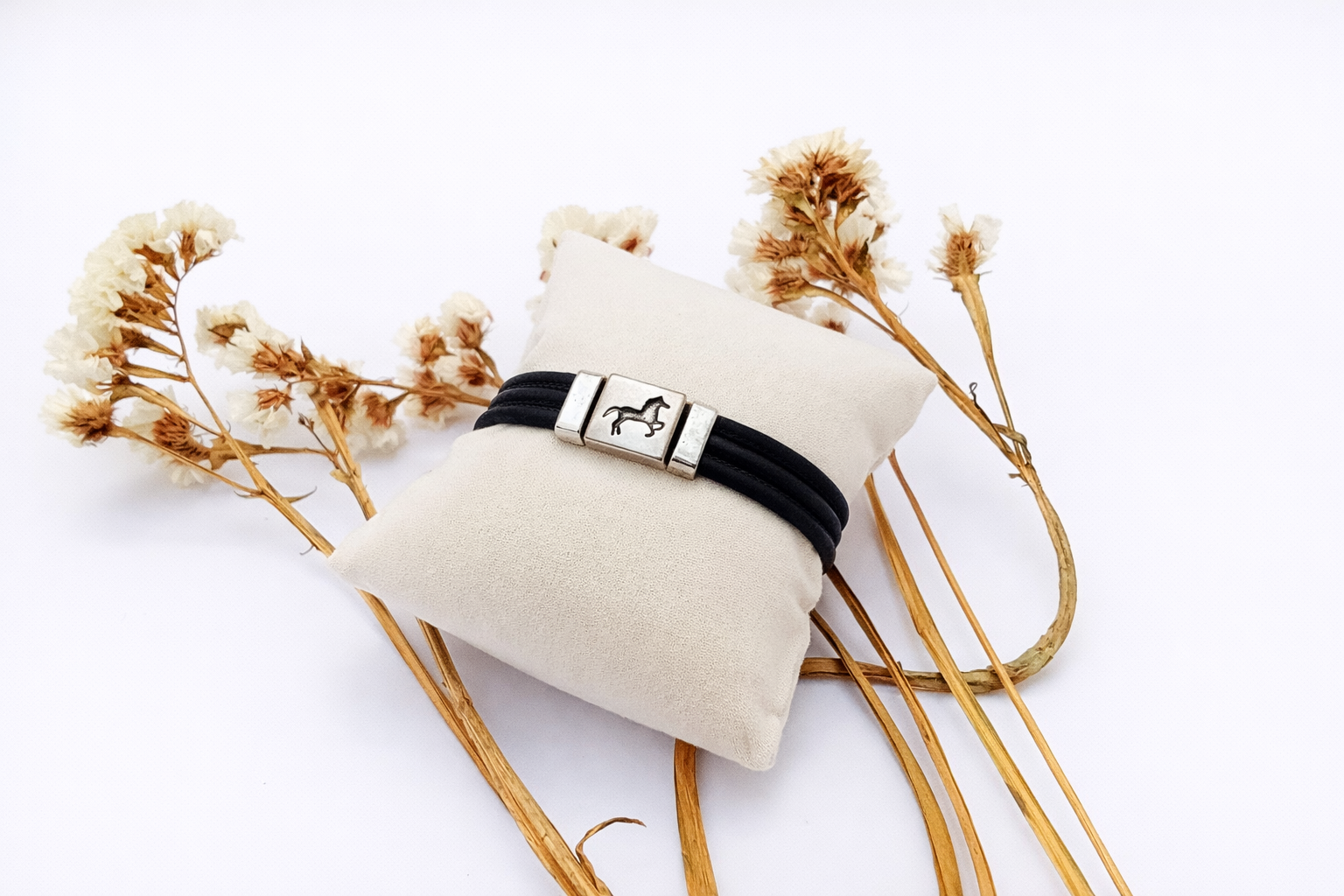 Pulseira Masculina com Cortiça Preta