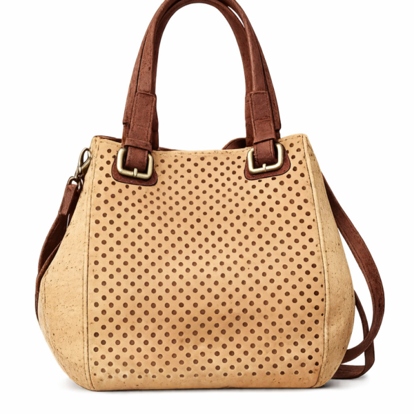 Mala em cortiça natural com laser