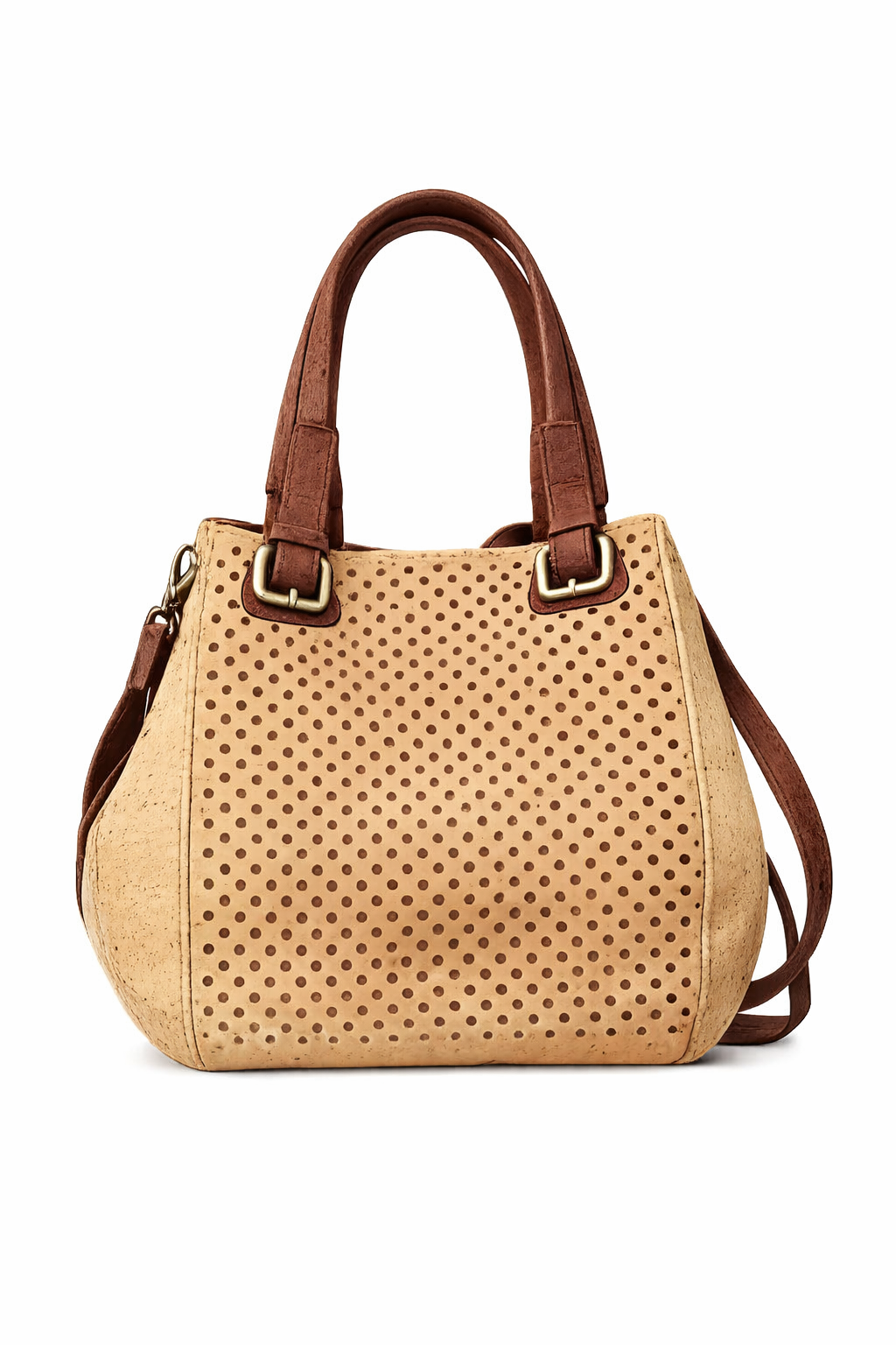 Mala em cortiça natural com laser