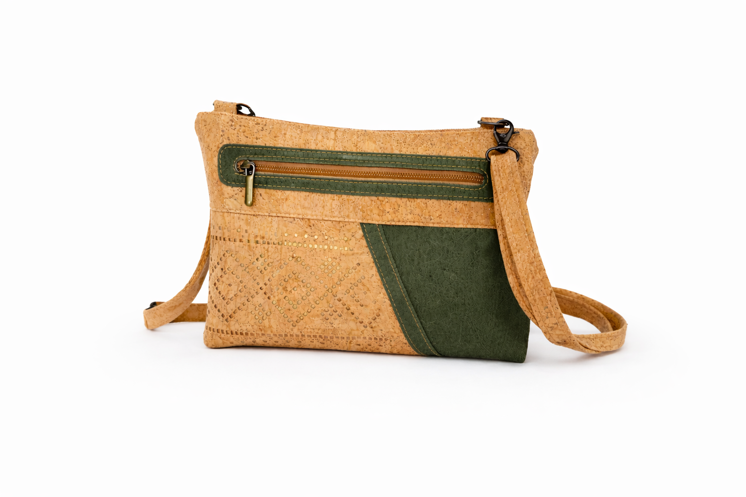 Mala em Cortiça Natural com Laser