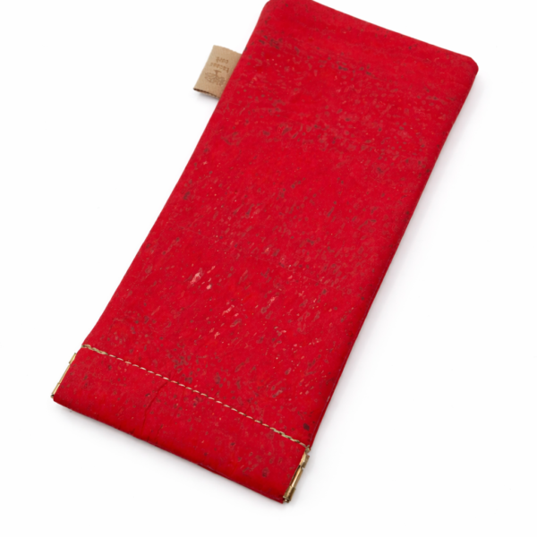 Porta-Óculos em Cortiça Vermelha