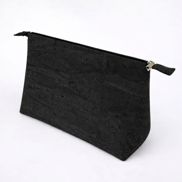 Bolsa de Cosmética em Cortiça Preta