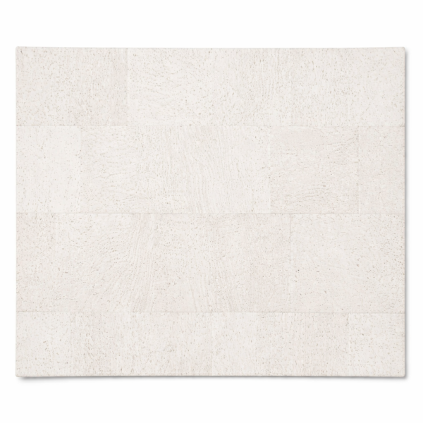 Individual Retangular em Cortiça Branca