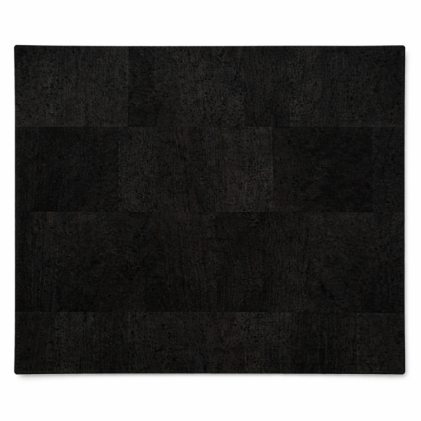 Individual Retangular em Cortiça Preta