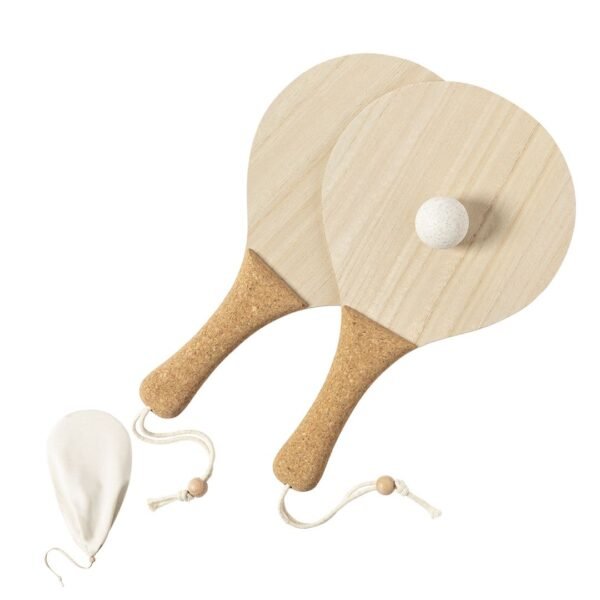 Raquetes de Praia em Cortiça Natural