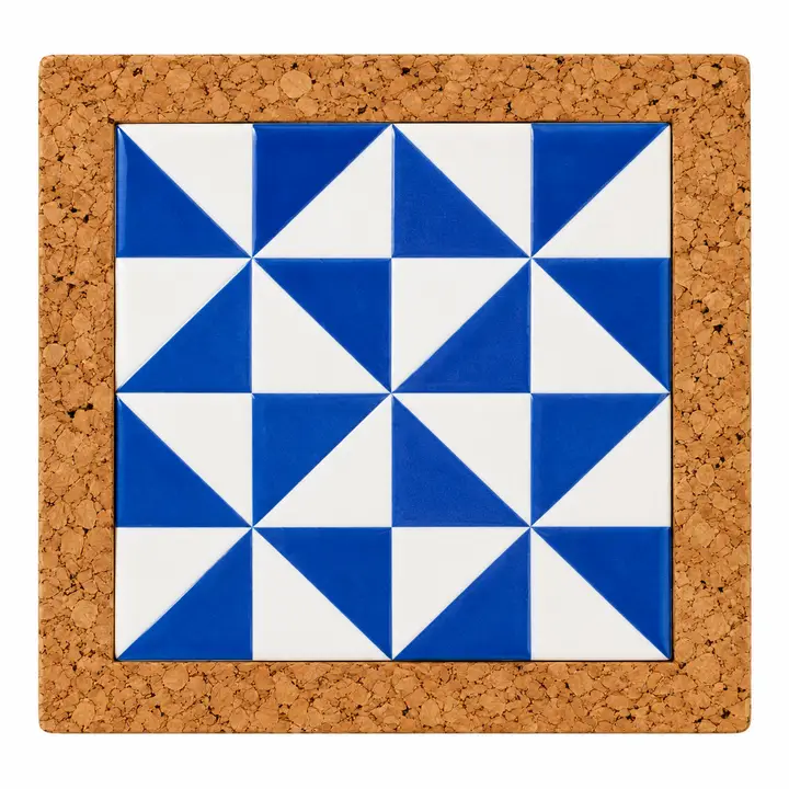 Trivet with Geo Ceramic Tile - Image 2