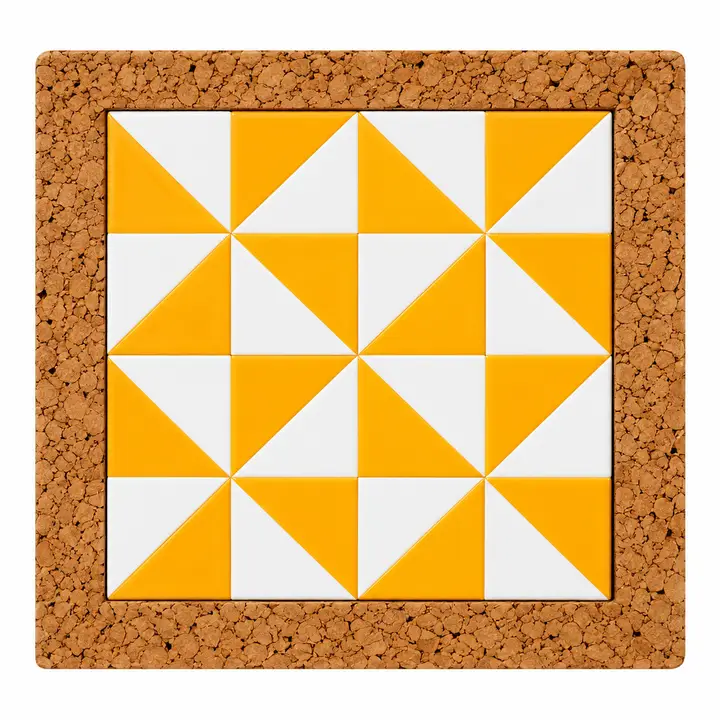 Trivet with Geo Ceramic Tile - Image 4